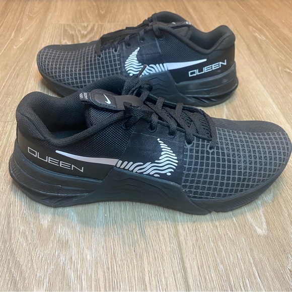 NEW Nike Metcon 7 Cross Training Shoe Men’s 8.5 Women’s 10 Black Custom - Picture 7 of 9